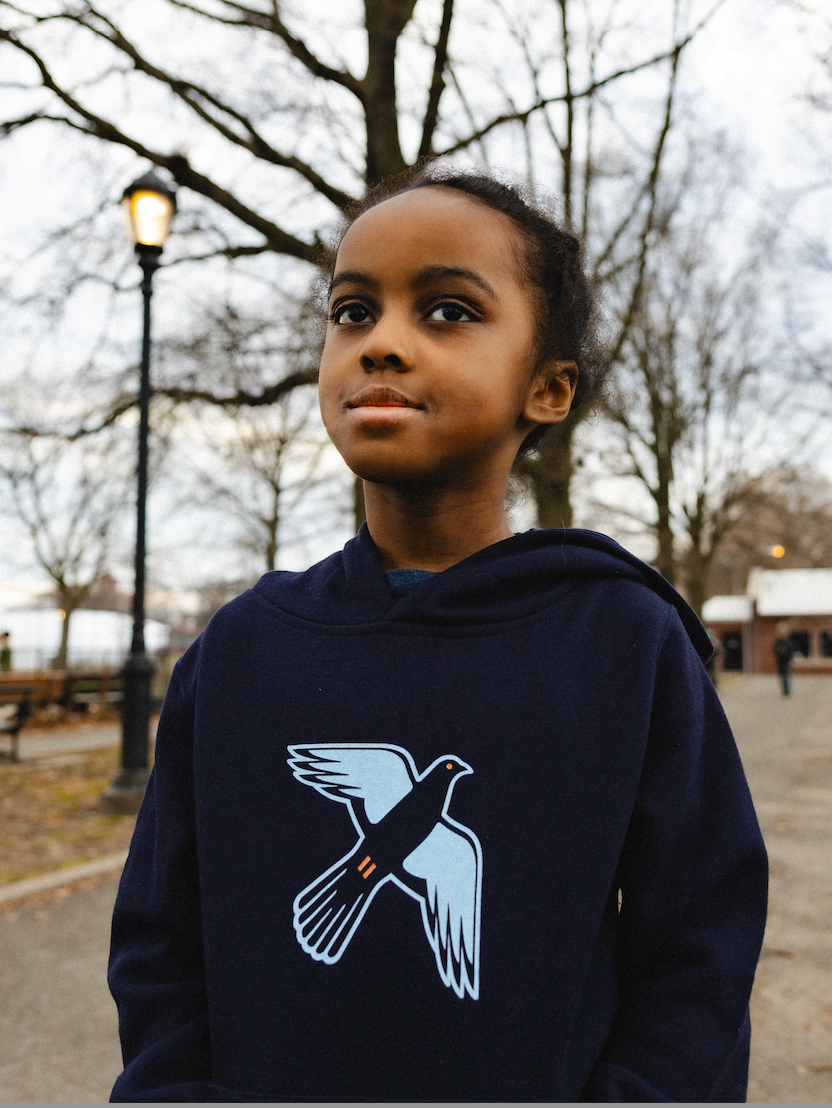 Youth New York City FC II Navy Pigeon Hoodie