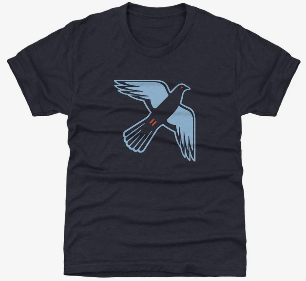 Youth New York City FC II Navy Pigeon Premium T-Shirt